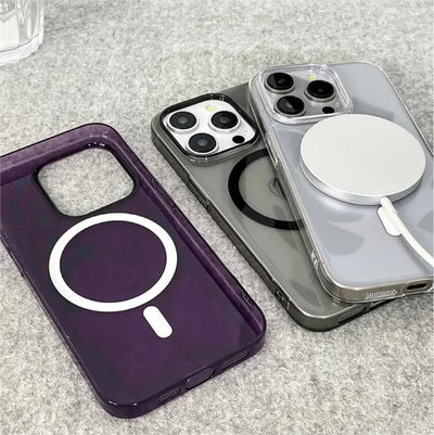 Ultra Thin MagSafe Transparent Case For IPhone - Smarsty