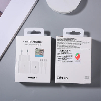 45W USB C PD Fast Charger With Included Cable Smartphones - Smarsty