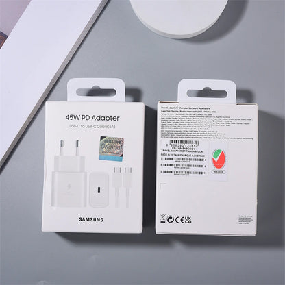 45W USB C PD Fast Charger With Included Cable Smartphones - Smarsty