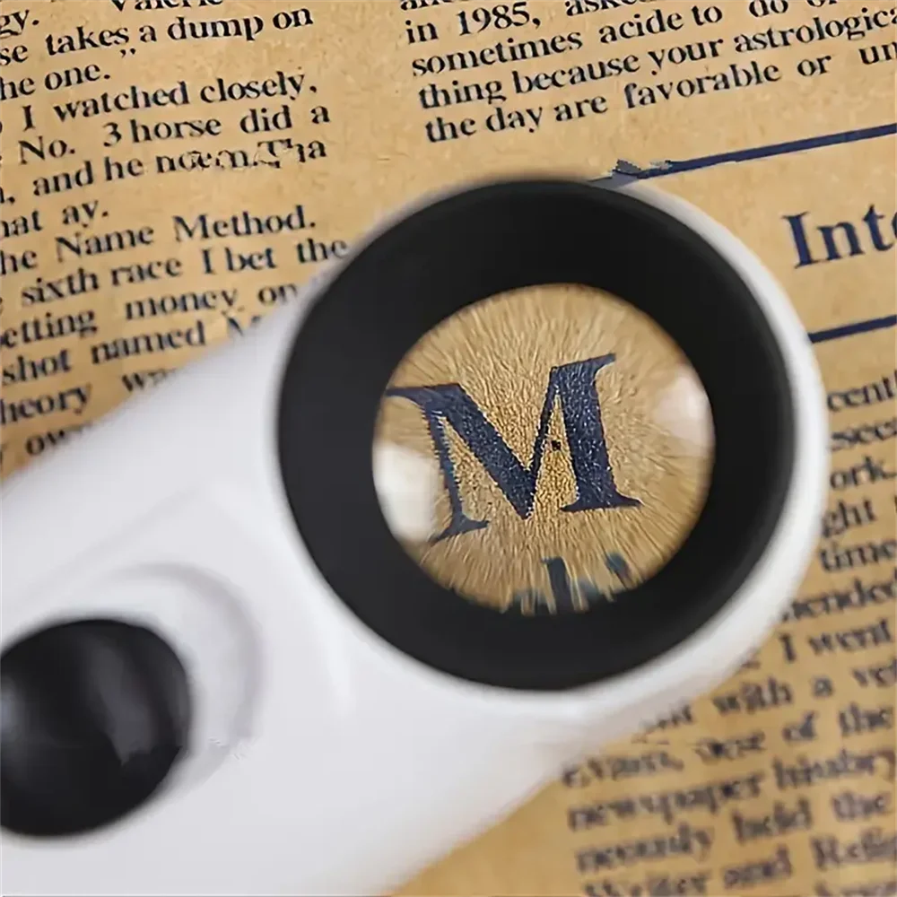 40X Handheld Magnifier With LED Lights for Clear Identification - Smarsty