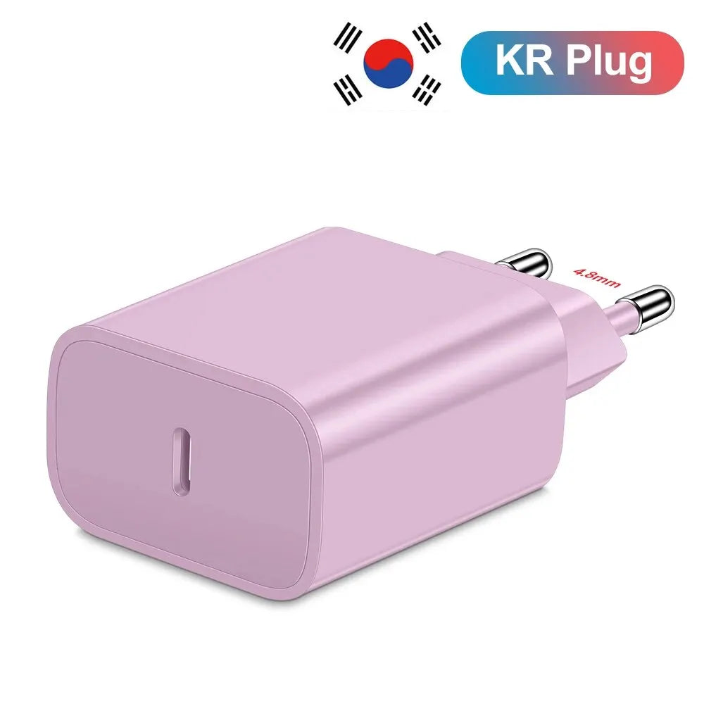 20W USB C PD Charger For iPhone15 GalaxyS23 Fast Charge - Smarsty