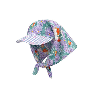 Women Printed Sunscreen Baseball Cap Sun Protection Packable - Smarsty