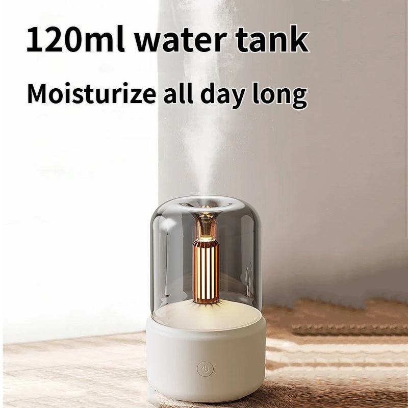 Candlelight Aromatherapy Humidifier for Home Office - Smarsty