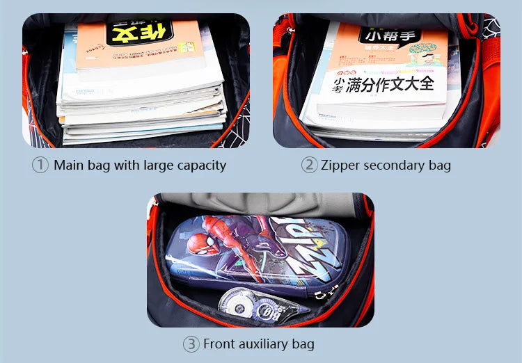 Spider Backpack and Pencil Case Set for Kids Waterproof - Smarsty