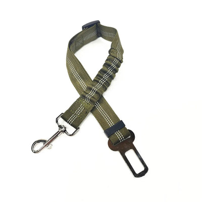 Adjustable Dog Car Seat Belt Harness with Reflective Cushioning - Smarsty