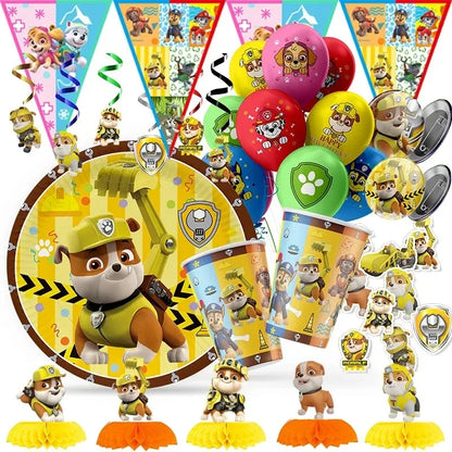Paw Patrol Birthday Tableware Set for Fun Celebrations - Smarsty
