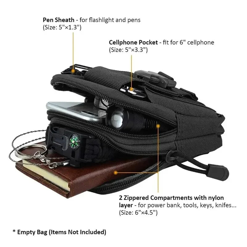 Waterproof Waist Pack For Outdoor Travel Gear Essentials - Smarsty