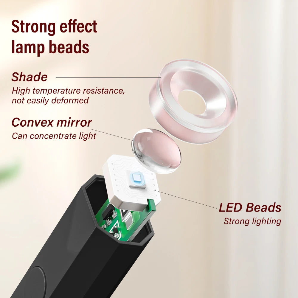 Mini UV Nail Lamp for Gel Polish Curing at Home - Smarsty