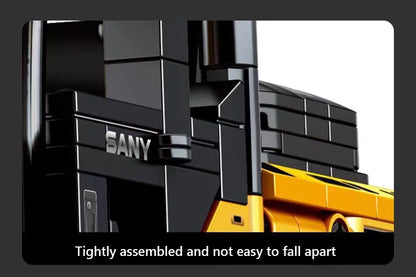 SEMBO BLOCK 1022pcs Excavator Models Building Blocks MOC City Construction Engineering Vehicle Bricks Educational Toys Boys Gift