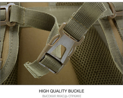 40L Tactical Backpack for Men Camping Hiking Backpacks Reflective Outdoor Travel Bags Survival Molle Climbing Rucksack Bag - Smarsty