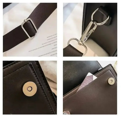 PU Leather Crossbody Bag For Women Travel Essentials - Smarsty