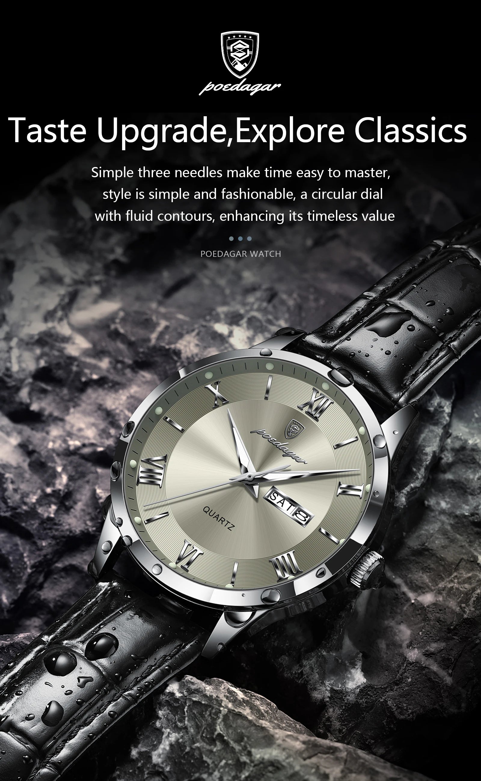 Luxury Waterproof Military Watch For Men with Luminous Dial - Smarsty
