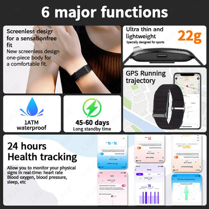 Men's Waterproof Smartwatch with Heart Rate Monitor - Smarsty