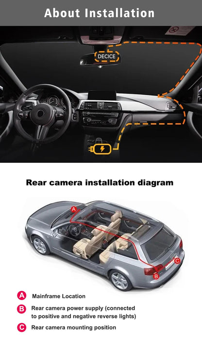 4K Dash Cam With Rearview Mirror Display and GPS WiFi - Smarsty