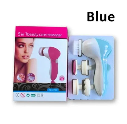 Electric 5 In 1 Facial Brush With Pore Cleaner - Smarsty