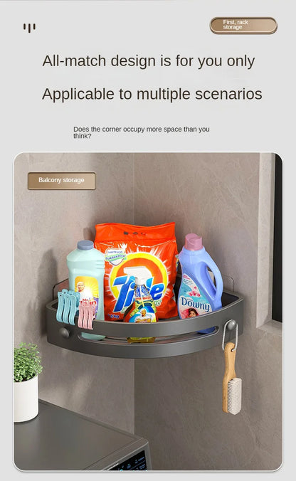 2PCS No Drill Bathroom Shelves for Easy Storage - Smarsty