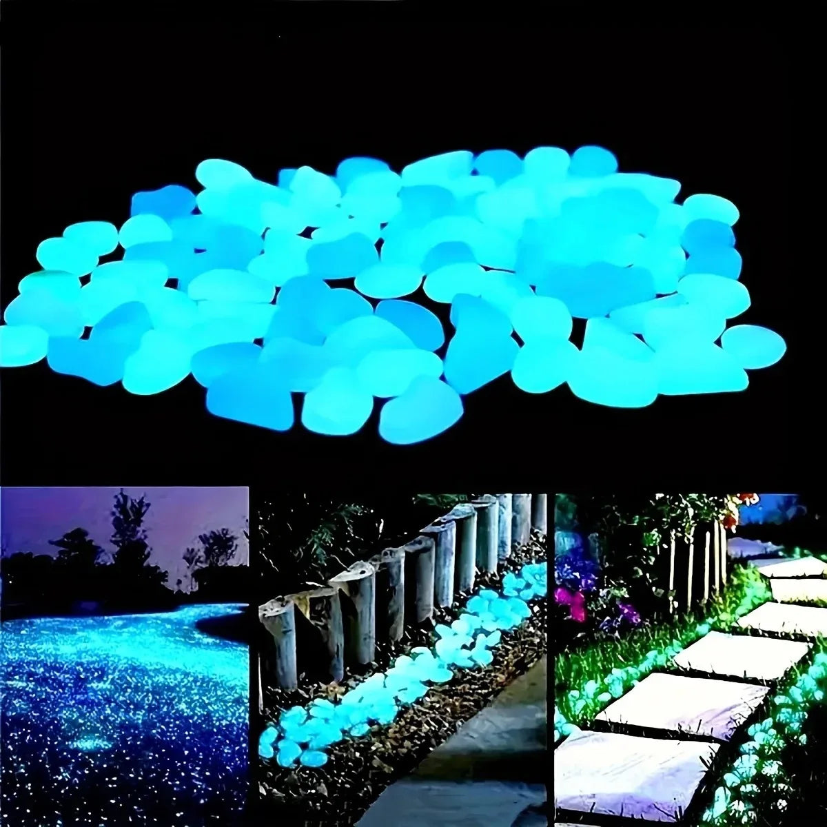Glow in the Dark Garden Pebbles for Beautiful Outdoor Decor - Smarsty