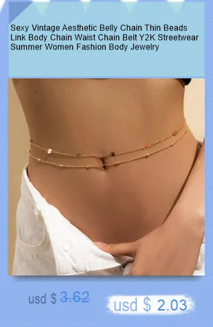 Bohemian Multi Layered Beaded Waist Chain Jewelry - Smarsty