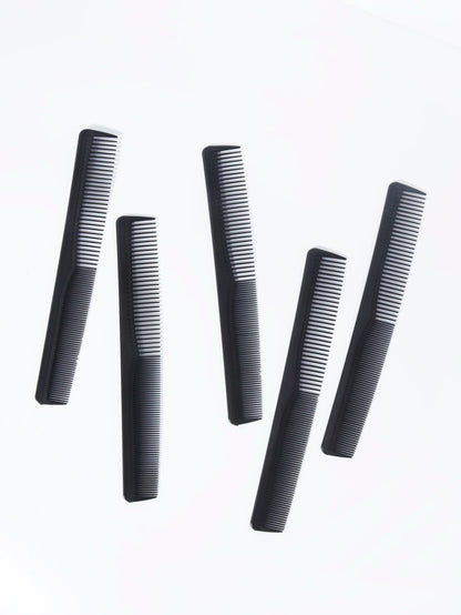 5pcs Carbon Fiber Cutting Combs Set for All Hair Types - Smarsty