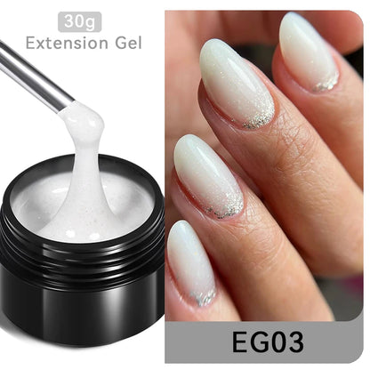 Born Pretty 30ml Milky White Nail Extension Gel - Smarsty
