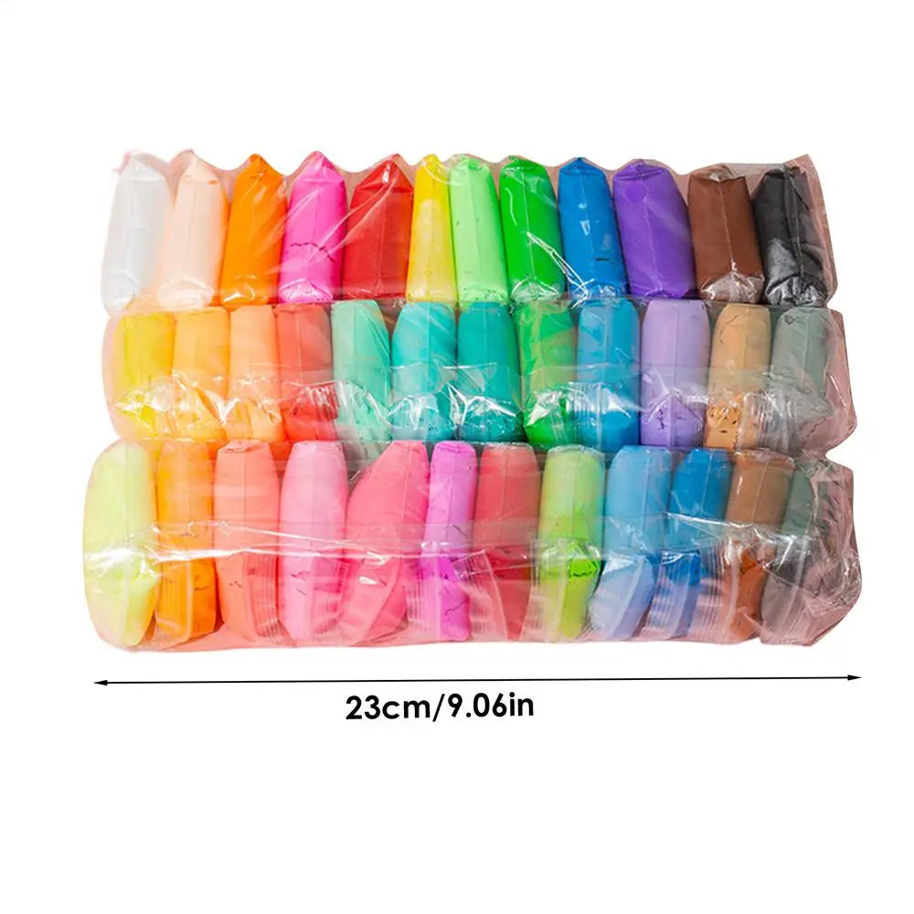 Colored Clay Child Modelling Craft Children Air Dry Clay With Hand Tools Stimulate Kids Early Learning Activities Interactive - Smarsty