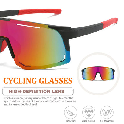 Polarized Cycling Sunglasses UV Protection Windproof Glasses For Men Women Polarized Lens Road Riding Bike Sport Glasses Eyewear