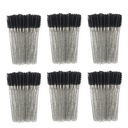50Pcs Disposable Eyelash Brushes for Makeup Application - Smarsty