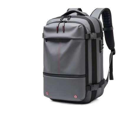Travel Men 17 inch Laptop Backpack vacuum compression Backpack Business Large Capacity school Backpack expand outdoor backpack - Smarsty