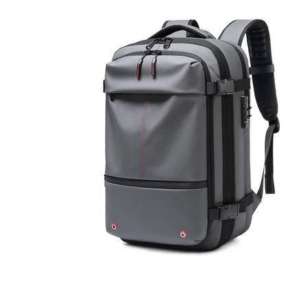Travel Men 17 inch Laptop Backpack vacuum compression Backpack Business Large Capacity school Backpack expand outdoor backpack - Smarsty