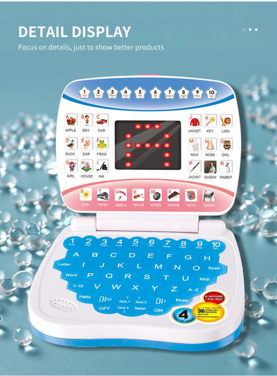 Learning Machine Laptop Computer Child Electronic Preschool Language Education Toys Gift Toddler Kid Developing Cognitive Skills - Smarsty