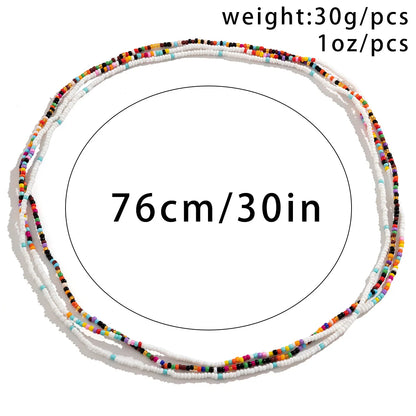 Bohemia Colorful Seed Beads Belly Chain for Summer - Smarsty