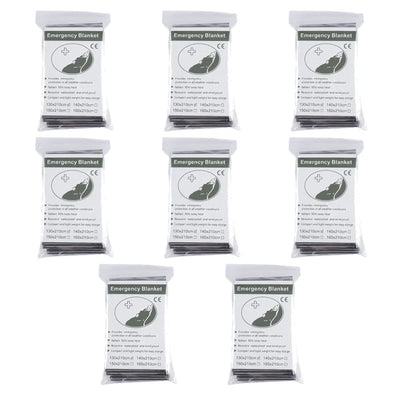1-10PCS Emergency Blanket Outdoor Survive First Aid Military Rescue Kit Windproof Waterproof Foil Thermal Blanket for Camping by Smarsty