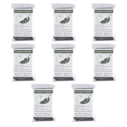 1-10PCS Emergency Blanket Outdoor Survive First Aid Military Rescue Kit Windproof Waterproof Foil Thermal Blanket for Camping by Smarsty
