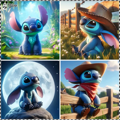 Disney Stitch Full Drill Diamond Painting Art for Children's Decor - Smarsty