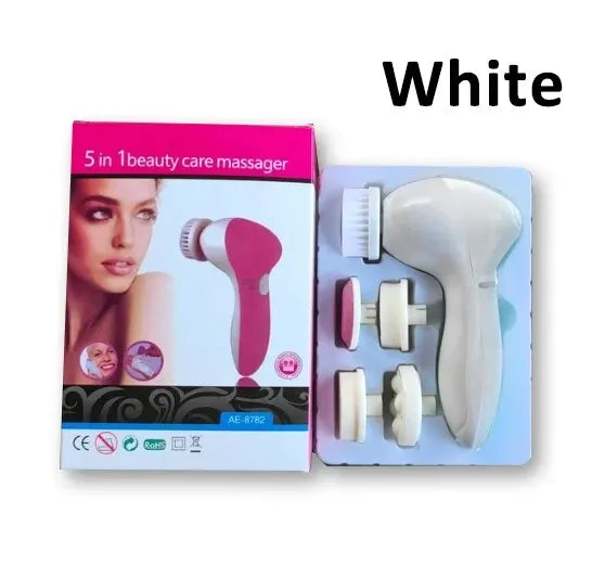 Electric 5 In 1 Facial Brush With Pore Cleaner - Smarsty