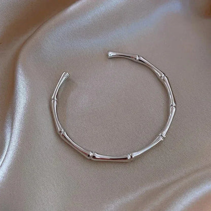 Twisted Stainless Steel Cuff Bracelet Durable Fashion Jewelry - Smarsty