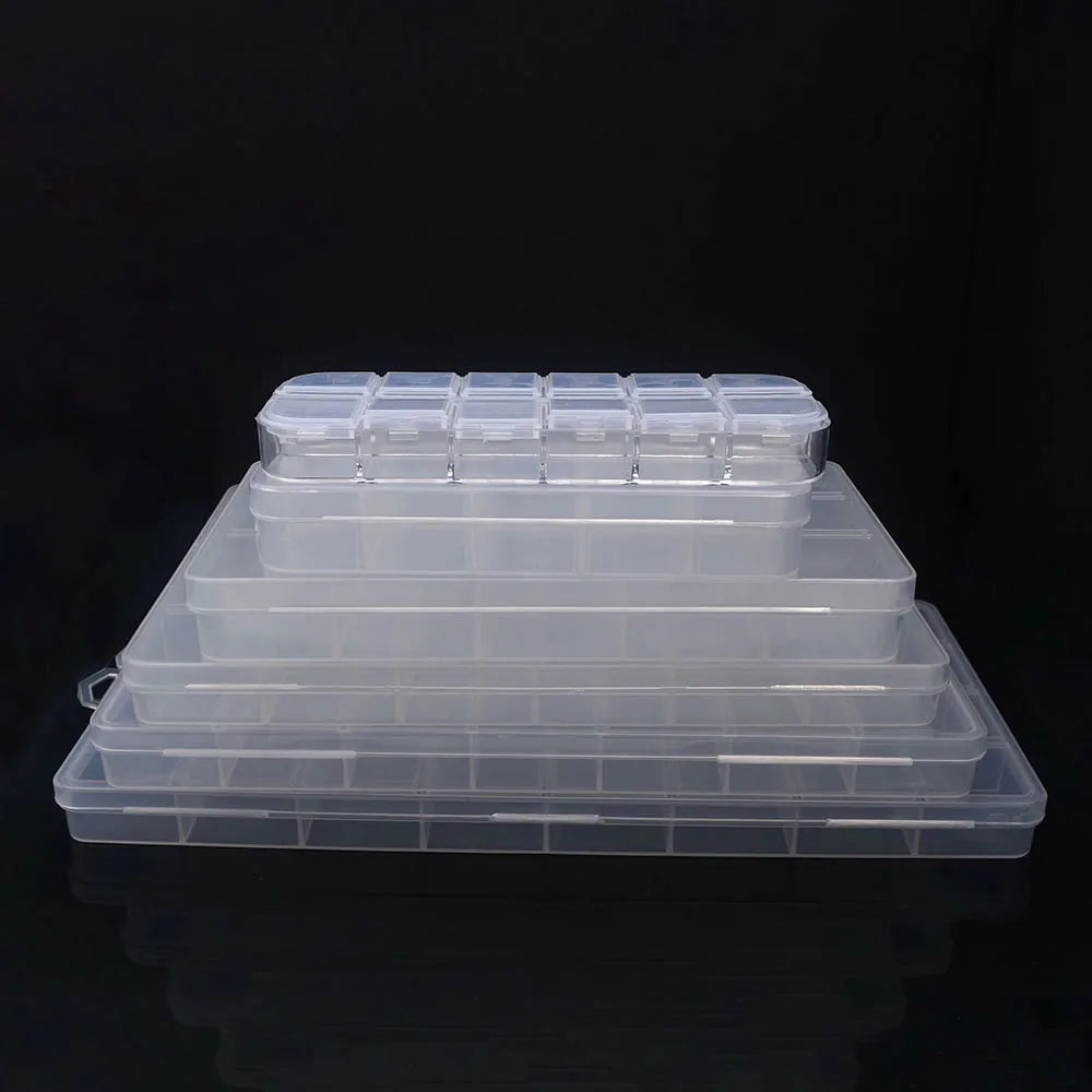Plastic Jewelry Organizer Storage Box With Dividers - Smarsty