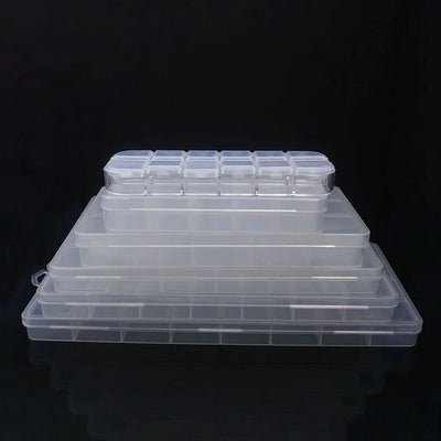 Plastic Jewelry Organizer Storage Box With Dividers - Smarsty