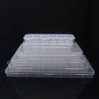 Plastic Jewelry Organizer Storage Box With Dividers - Smarsty