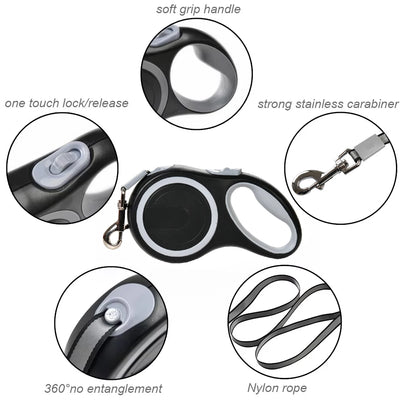 Durable Retractable Leash for Large Dogs - Smarsty