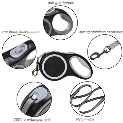 Durable Retractable Leash for Large Dogs - Smarsty