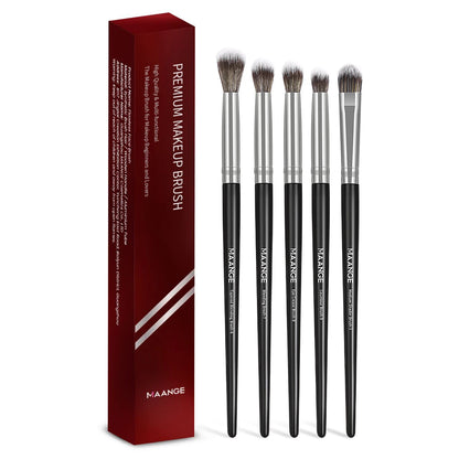 MAANGE 5 Piece Eye Shadow Brush Set for Flawless Makeup - Smarsty