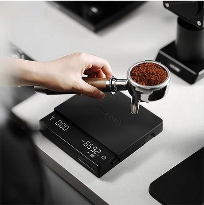 MHW-3BOMBER Cube Coffee Scale 3.0 Pro Max Digital Kitchen Coffee Scale High Precision Flow Rate Big Battery Coffee Accessories