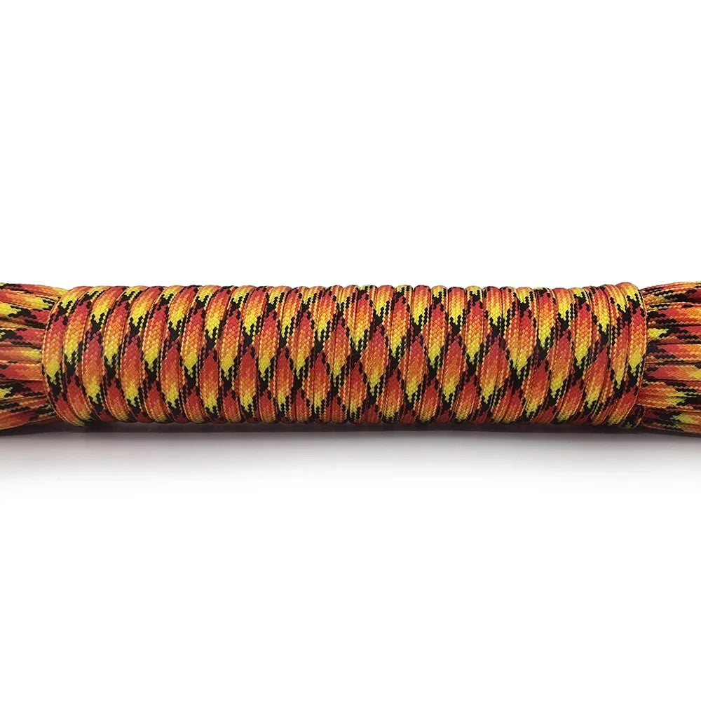 New Color Dia 4 MM 31 Meters 9 stand Cores Paracord Parachute Cord Lanyard Tent Rope For Hiking Camping Clothesline DIY Bracelet by Smarsty