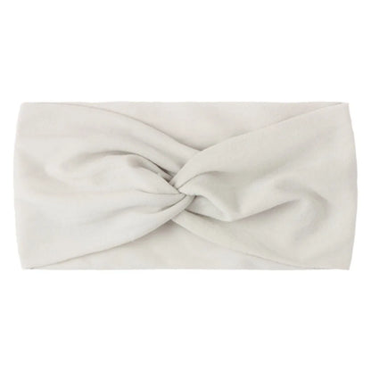 Candy Color Knotted Baby Girl Headband Soft Elastic - Smarsty