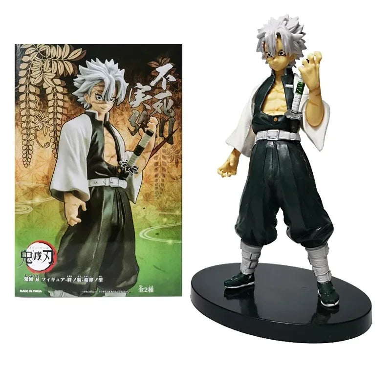 Anime Figure Demon Slayer Figures Kimetsu No Yaiba Doll Tanjiro Nezuko Zenitsu Figurine Inosuke Warrior Action Figure Model Toys