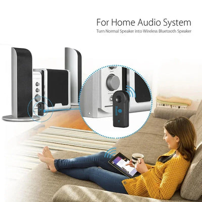 2 in 1 wireless Bluetooth 5.0 receiver 3.5mm jack for car music audio aux A2DP headphone transmitter adapter reciever handsfree - Smarsty