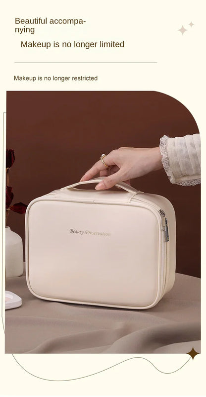 New Women's Cosmetic Bag Portable Storage Bag Large Capacity Luxury makeup bag travel organizer Essentials Toiletry Bag - Smarsty