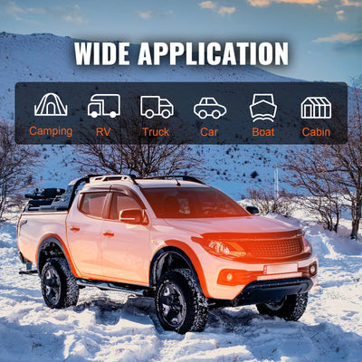 SucceBuy 8KW Diesel Air Heater Bluetooth All-on-one Diesel Heater with LCD Portable Parking Heater for Trailer Camper Van Boat - Smarsty
