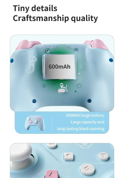 AOLION Bluetooth Controller for Switch PC iOS Android Turbo Function - Smarsty